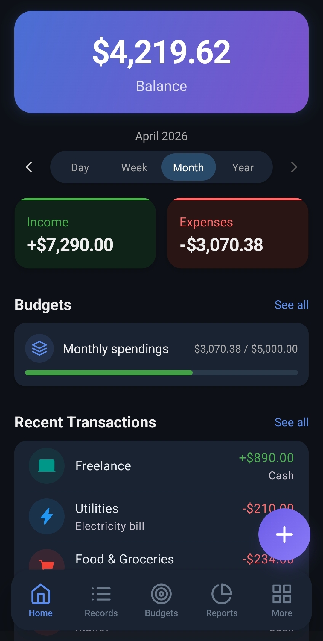 Mondr app screenshot
